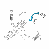 OEM 2006 Nissan Armada Tube Assy-Filler Diagram - 17221-7S000