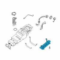 OEM Nissan Pathfinder Armada Cover Assy-Fuel Tank Diagram - 50890-7S000