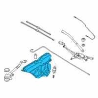 OEM 2021 BMW 330i WINDSHIELD CLEANING CONTAINE Diagram - 61-66-9-478-352