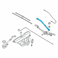 OEM 2021 BMW 330e WIPER ARM, DRIVER'S SIDE Diagram - 61-61-9-448-919