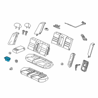 OEM Honda Accord Holder, Rear Armrest Cup (Dark Atlas Gray) Diagram - 82183-SDA-A11ZG