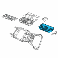 OEM 2006 Dodge Caravan Pan-Rear Floor Pan Diagram - 5109104AE