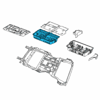 OEM Chrysler Town & Country Pan-Rear Floor Pan Diagram - 5109072AK