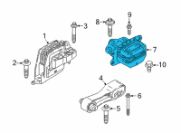 OEM 2022 BMW M235i xDrive Gran Coupe TRANSMISSION BEARING SET Diagram - 22-31-6-886-197