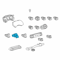 OEM Toyota RAV4 Hazard Switch Diagram - 84332-42030