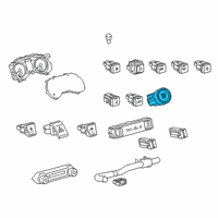 OEM Toyota C-HR Power Switch Diagram - 89611-42012