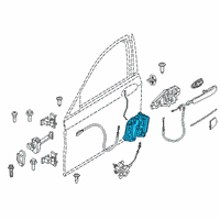 OEM 2021 BMW 840i xDrive Gran Coupe Right System Latch Diagram - 51-21-7-477-702