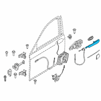 OEM 2021 BMW 745e xDrive Door Handle, Painted, Exterior Diagram - 51-21-7-472-725