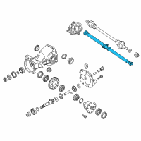 OEM 2012 Hyundai Santa Fe Shaft Assembly-PROPELLER Diagram - 49300-2B850