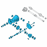 OEM Hyundai Santa Fe Carrier Assembly-Differential Diagram - 53000-3B400