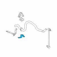 OEM 2010 Lexus RX450h Bracket, STABILIZER Diagram - 48827-48030