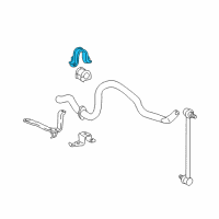 OEM Lexus RX450h Bracket, STABILIZER Diagram - 48824-48020