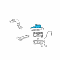 OEM Jeep Compass Cover-Air Cleaner Diagram - 5183088AA