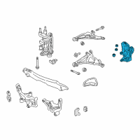 OEM Acura Knuckle, Right Front Diagram - 51210-SL0-010