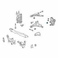 OEM 2004 Acura NSX Boot, Ball (Lower) Diagram - 51224-SL0-003