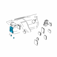 OEM 2015 Lexus CT200h Block Assembly, Driver Side Diagram - 82730-76022
