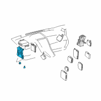 OEM 2016 Lexus CT200h Block Assembly, Driver Side Diagram - 82730-76022