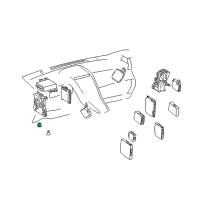 OEM 2021 Toyota Mirai Fuse Diagram - 90982-08304