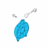 OEM Kia Sedona Fan-Condenser Diagram - 1K52Y61710