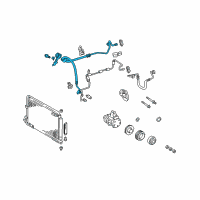 OEM Toyota Avalon Suction Hose Diagram - 88704-07042