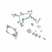 OEM 2001 Toyota Avalon Liquid Line Diagram - 88716-07101