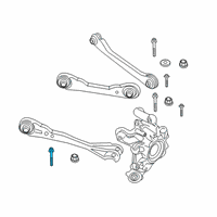 OEM BMW X6 Hex Screw With Collar Diagram - 33-32-6-764-966