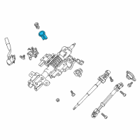 OEM 2022 Ford F-250 Super Duty Ignition Immobilizer Module Diagram - DS7Z-15607-B