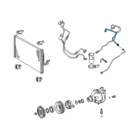 OEM 1999 Chevrolet Venture Tube Asm-A/C Evaporator Diagram - 10445587