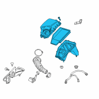 OEM 2021 Chevrolet Malibu Air Cleaner Assembly Diagram - 84588870