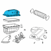 OEM Dodge Ram 1500 Cover-Air Cleaner Diagram - 53032405AD