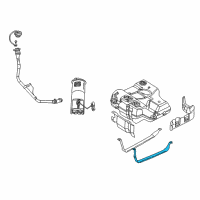 OEM 2004 Chrysler 300M Strap-Fuel Tank Diagram - 4581036