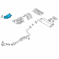 OEM Kia Forte Catalyst Case Assembly Diagram - 285302BTY0