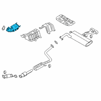 OEM Kia Catalyst Case Assembly Diagram - 285302BTY0