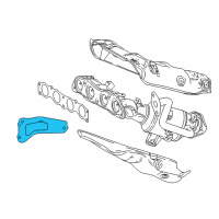 OEM 2016 Toyota Prius Mount Bracket Diagram - 17118-37090