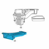 OEM 2019 Chrysler Pacifica Fresh Air Duct Diagram - 68235292AC