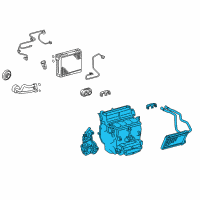 OEM 2019 Toyota Tundra Evaporator Case Diagram - 87050-0C100