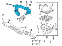 OEM 2022 Ford Bronco Sport HOSE - AIR Diagram - LX6Z-9C623-F