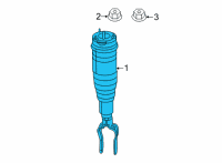 OEM 2021 Jeep Grand Cherokee L AIR SUSPENSION Diagram - 68459082AD