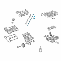 OEM Chevrolet Traverse Dipstick Diagram - 12677182