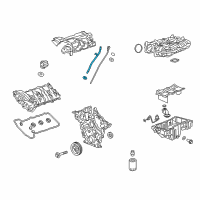 OEM 2018 Chevrolet Traverse Oil Tube Diagram - 12664110