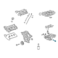 OEM 2000 Pontiac Firebird Plug, Oil Pan Drain Diagram - 11562588