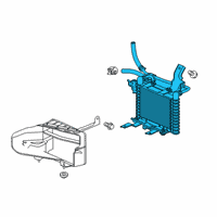 OEM 2018 Honda Clarity Cooler Assembly (Atf) Diagram - 25500-5WL-A02