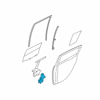 OEM Nissan Leaf Motor Assembly - Regulator, RH Diagram - 82731-CV01C