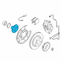 OEM BMW Drive Flange Hub Diagram - 33-41-6-867-264