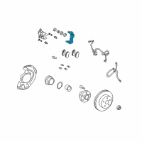 OEM Toyota Highlander Caliper Mount Diagram - 47721-48061