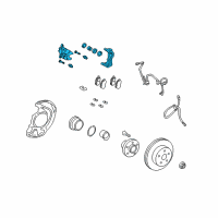 OEM Toyota Highlander Caliper Diagram - 47730-48060