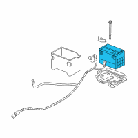 OEM 2000 Saturn SC2 Batteries Diagram - 75A84