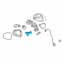 OEM 2022 Chevrolet Trax Mirror Cover Diagram - 42492885