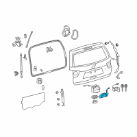 OEM Toyota Sequoia Switch Diagram - 76802-0C010-A0