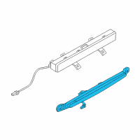 OEM Infiniti G37 Lamp Assembly-Stop Diagram - 26590-JL02A